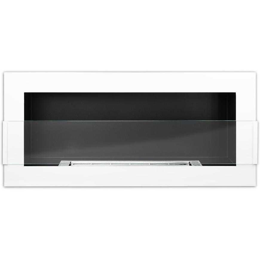 Biokrb 900x400 bílý lesk se sklem Baumax