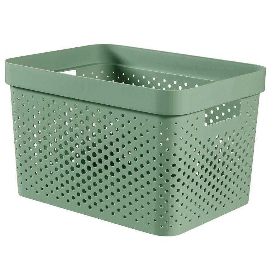 Box děrovaný Infinity recycled 245855 zelená 17l Baumax
