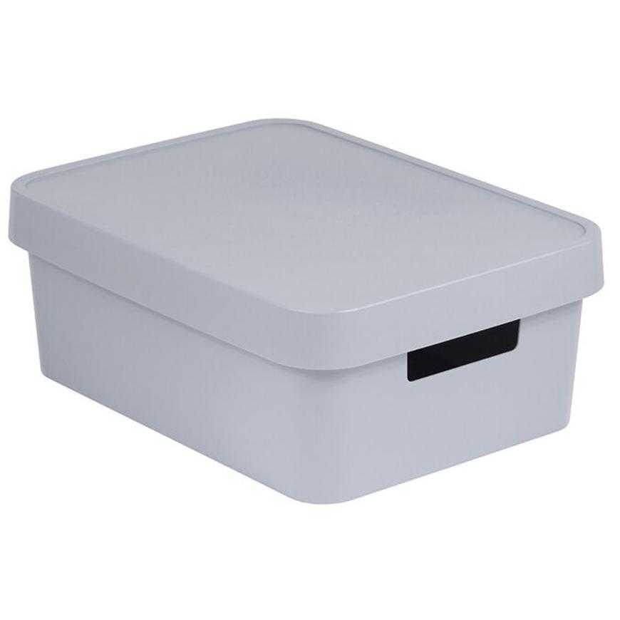 Box s víkem Infinity 11l 229246 sv. šedý Baumax