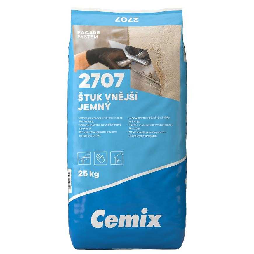 Cemix Štuk Vnější Jemný 25 kg Cemix