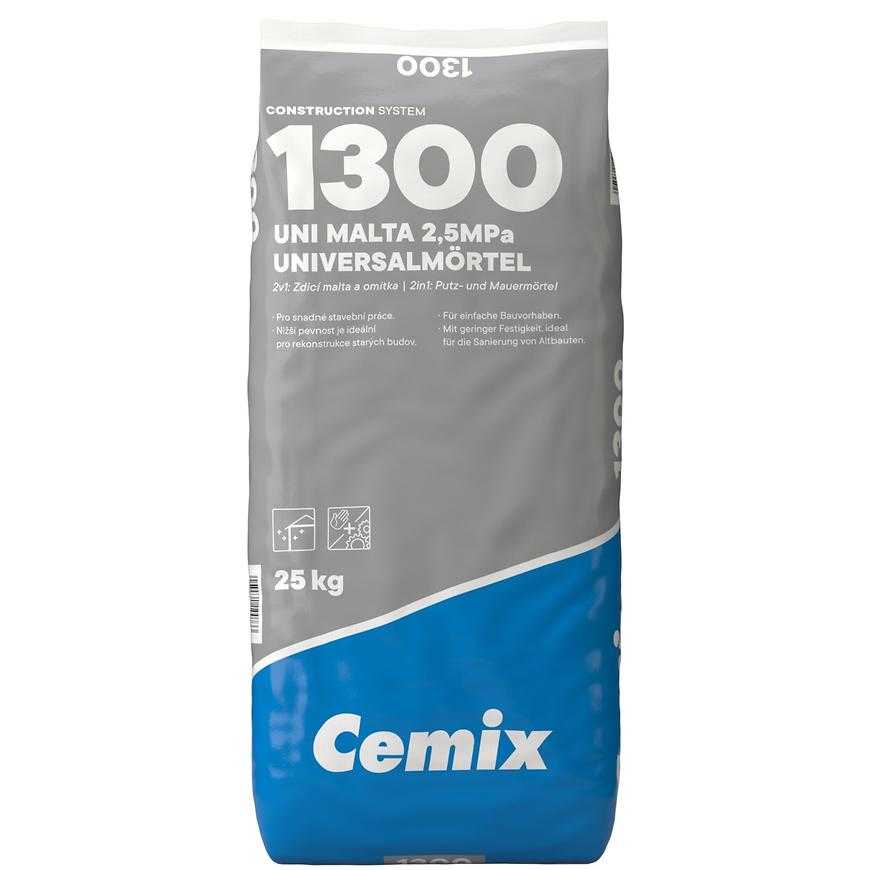 Cemix Univerzální zdící a omítková směs 25 kg Cemix