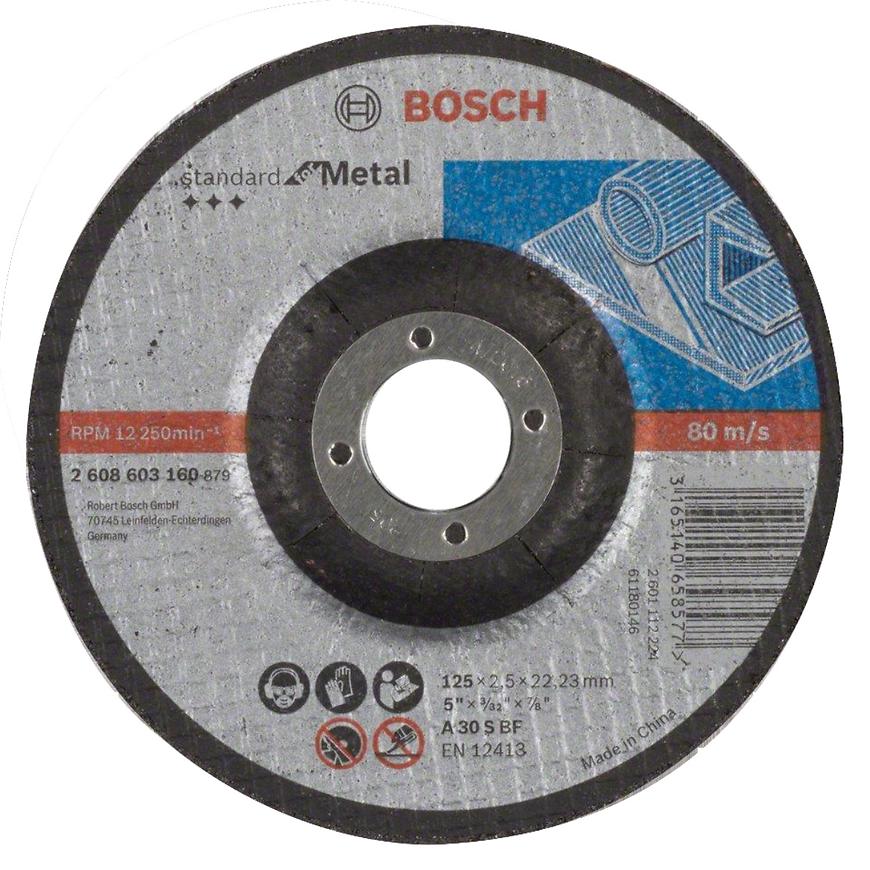 Dělicí kotouč standard for metal 125mm x 2.5mm Bosch