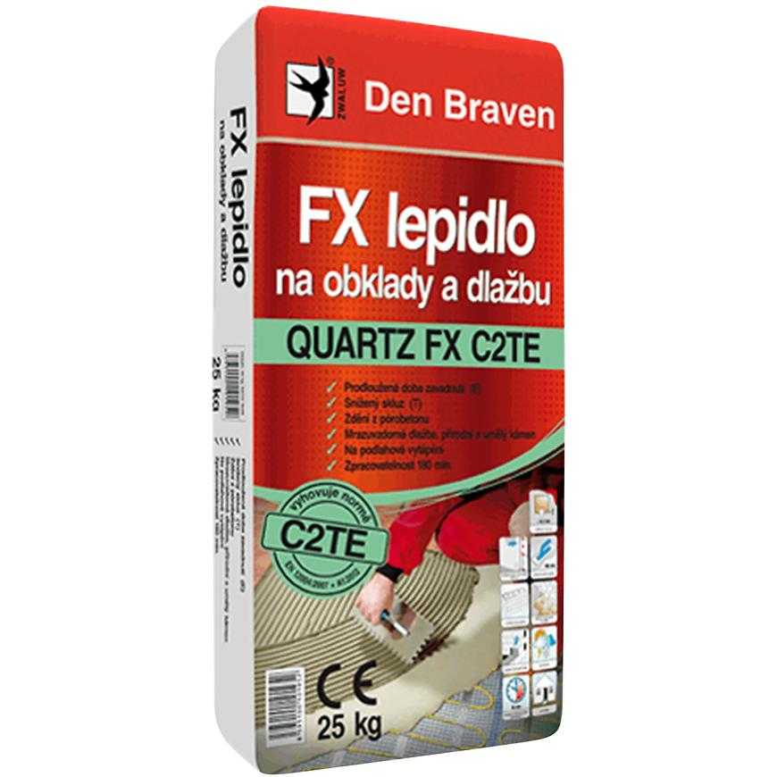 Den Braven FX lepidlo na obklady a dlažbu QUARTZ FX C2TE 7 kg šedá Den Braven