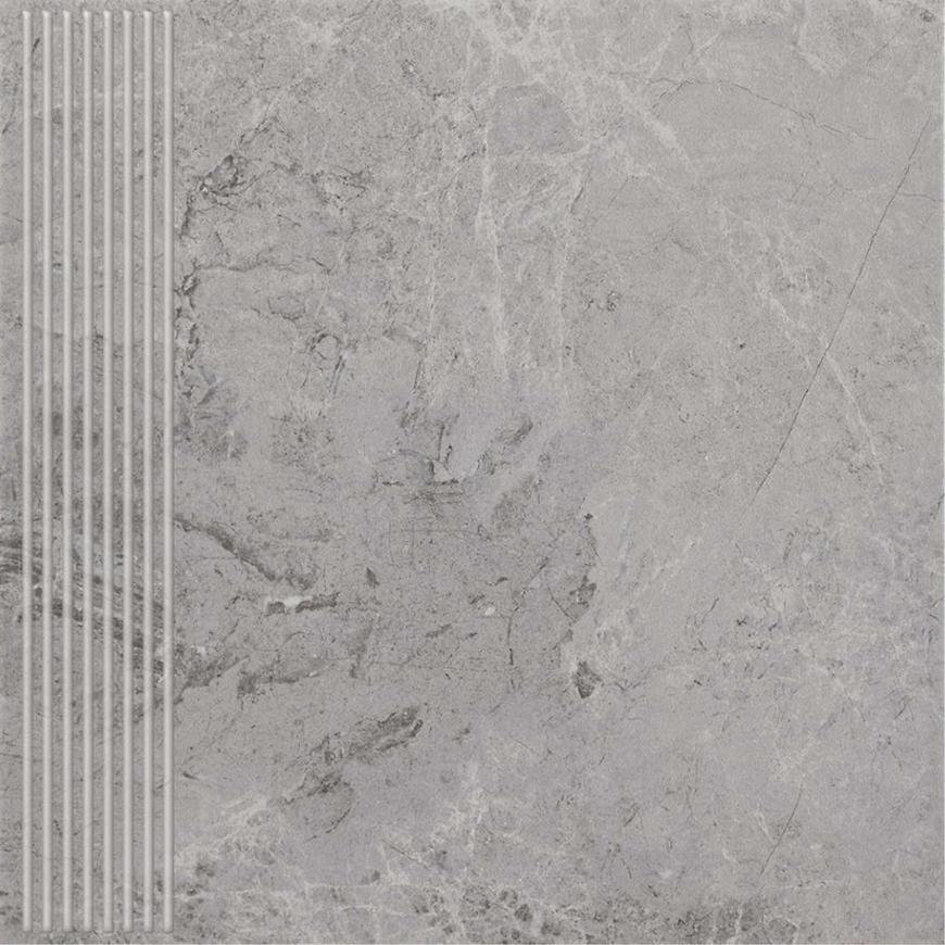 Dlažba Track gris schodovka 30/30 Ceramika Paradyz