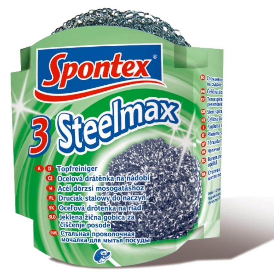 Drátěnka Steelmax -  3 ks Spontex Baumax
