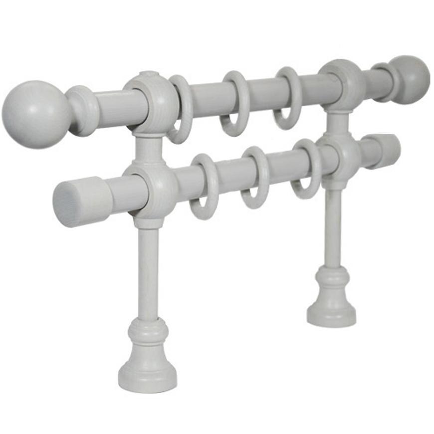 Garnýžový set  Style 160 dvojitý šedý fi 28/28 Baumax