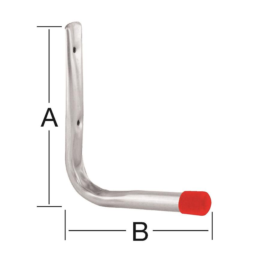 Hák stěna l 165x150 zn Vormann