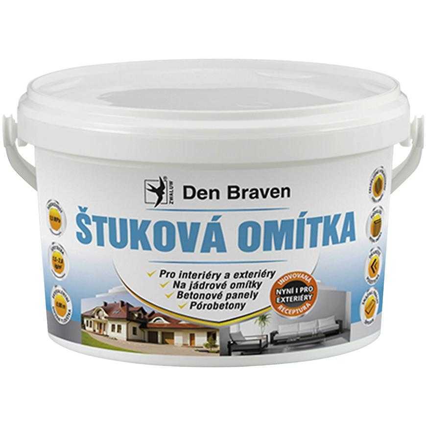 Hotová štuková omítka Den Braven 4 kg bílá Den Braven