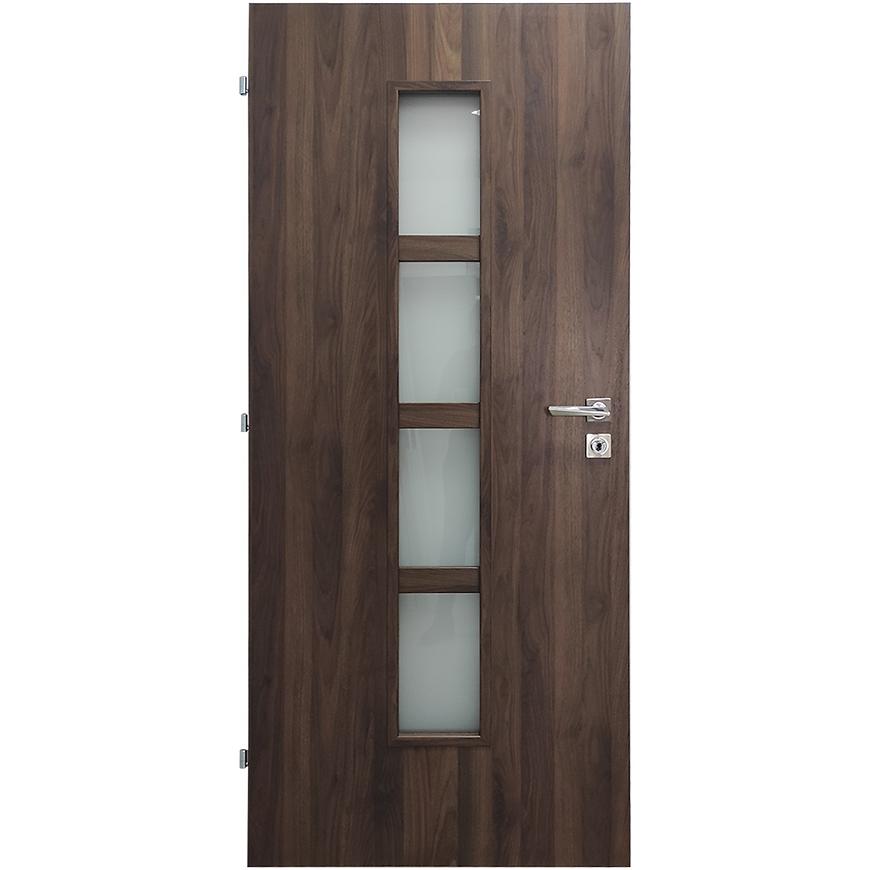 Interiérové dveře Arte 3*3 90L tmavý colum 363 Baumax