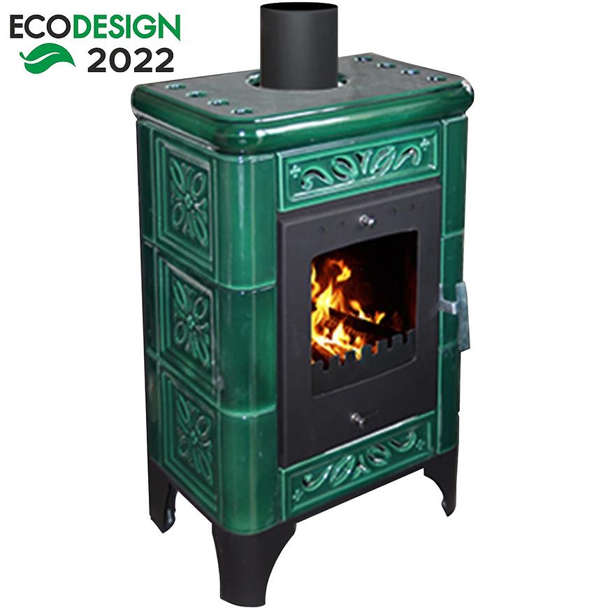 Kachlová kamna Belluno II green 6kw Domofire