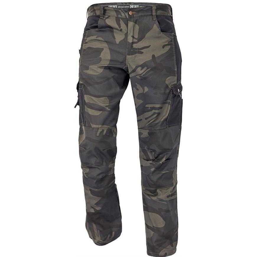 Kalhoty Crambe camouflage 3XL Cerva