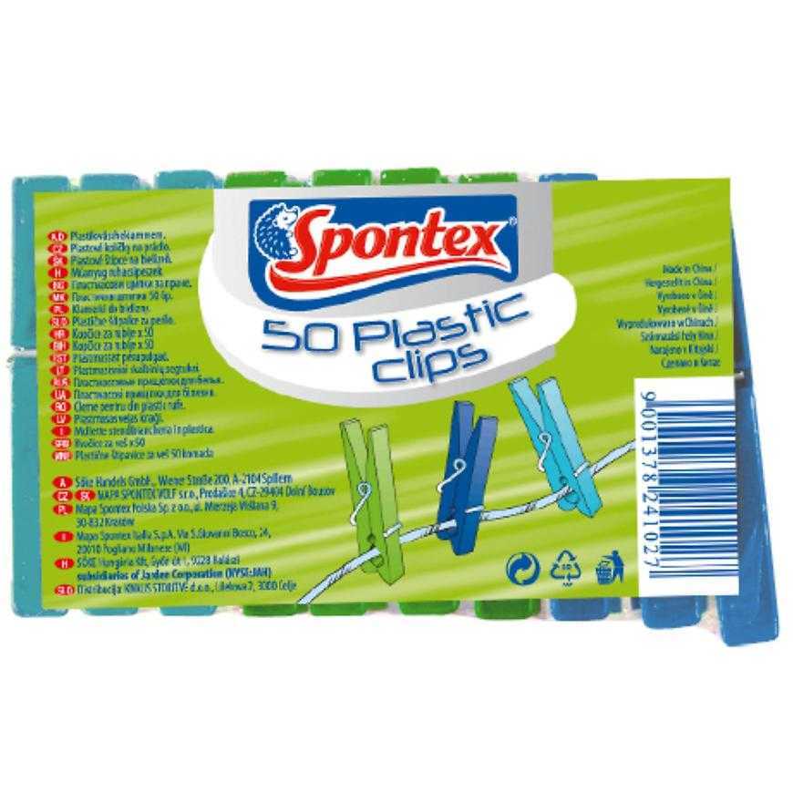 Kolíčky – 50 ks. Spontex Baumax