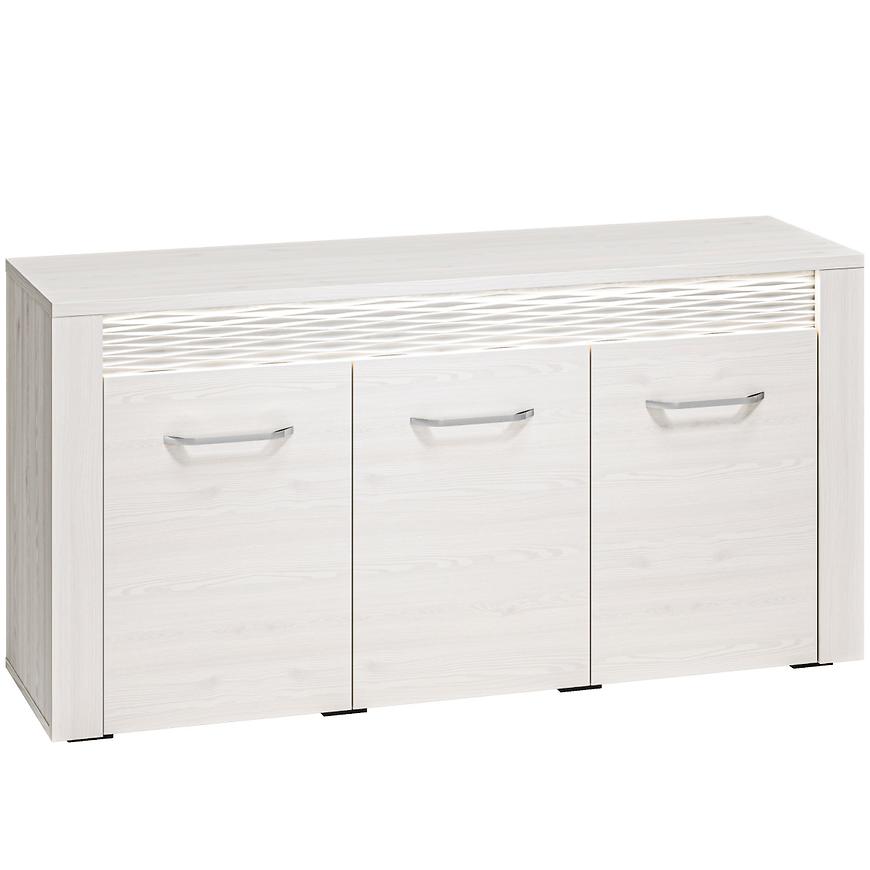 Komoda Clermont 138cm 10 Sněhová Borovice Baumax