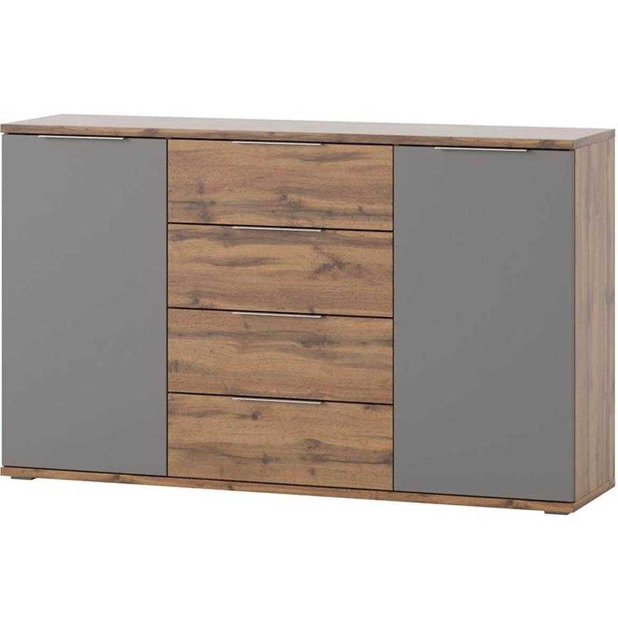Komoda Livorno 150 cm Dub Wotan/Seda Baumax