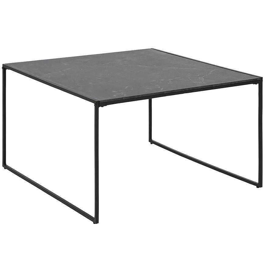 Konferenční stolek Infinity 80x80x48 cm černý mramor 647176 Baumax