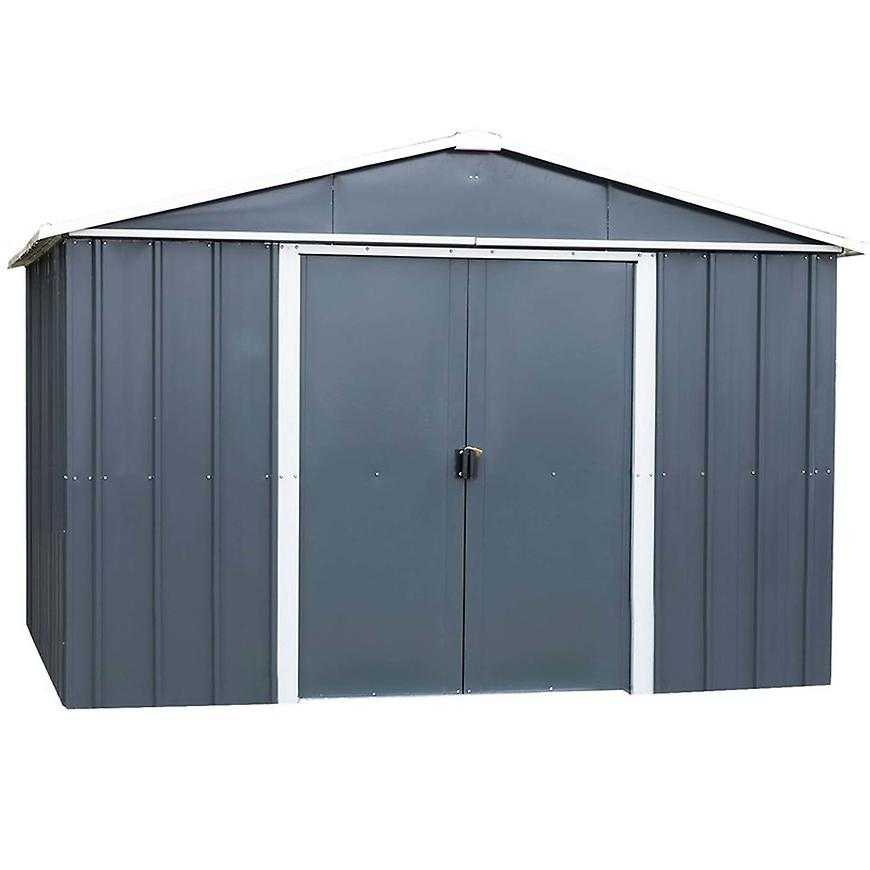 Kovový zahradní domek antracit 108AEYZ 303x237 cm Baumax