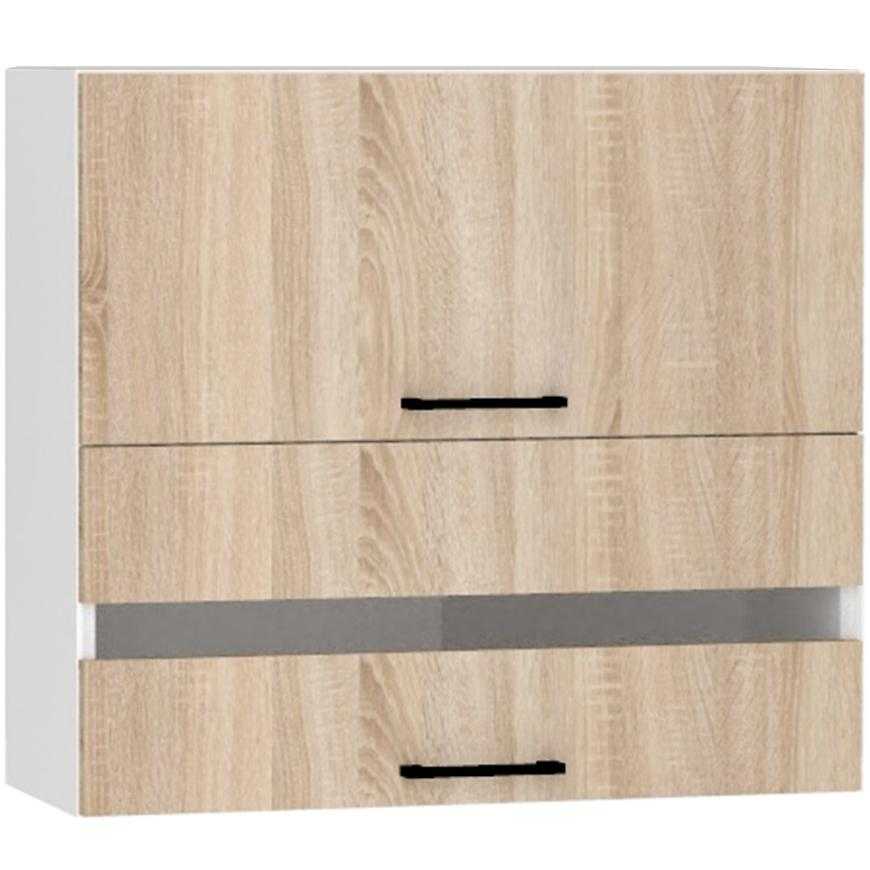 Kuchyňská Skříňka Bono W80grf/2 Sd dub sonoma/bílá Baumax