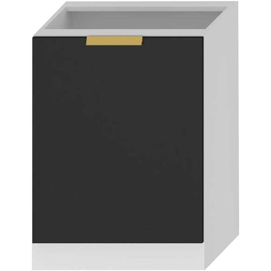 Kuchyňská Skříňka Denis D60 Pl černá mat continental/bílá Baumax