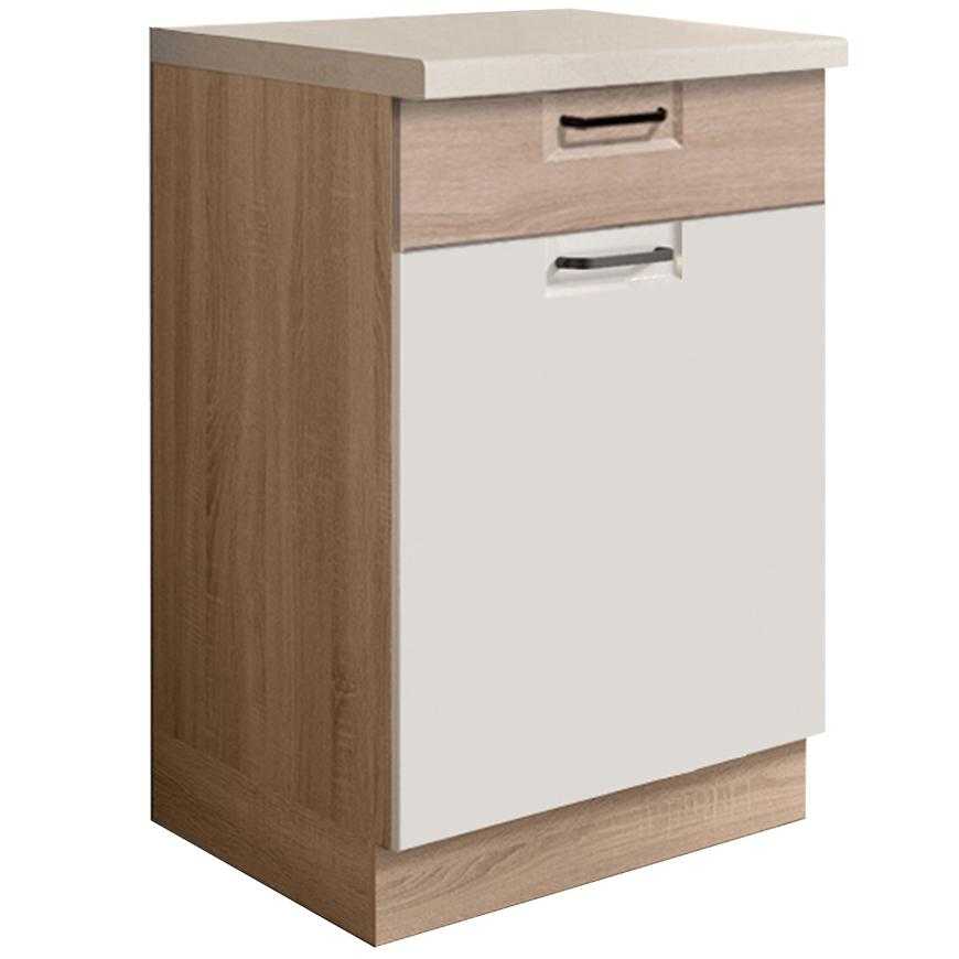 Kuchyňská Skříňka Favorit  4D Sonoma/White/Sonoma Baumax