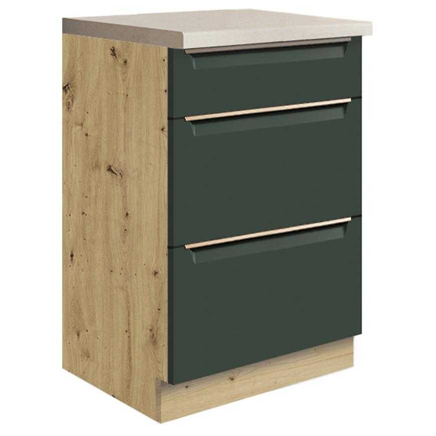 Kuchyňská Skříňka Glamour 9d Green Baumax