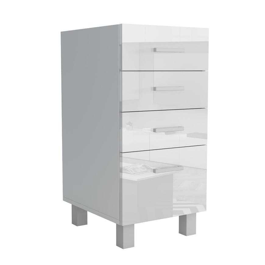 Kuchyňská Skříňka Lucjan 40d 4s lux bílá Baumax