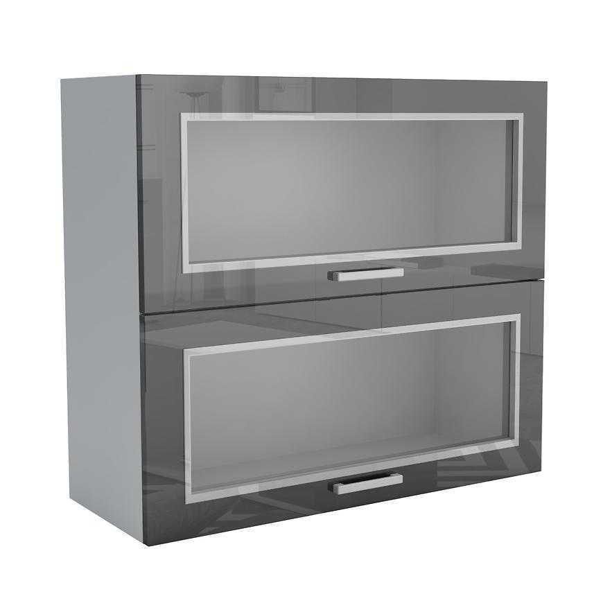 Kuchyňská Skříňka Lucjan 80g 20w lux černá Baumax