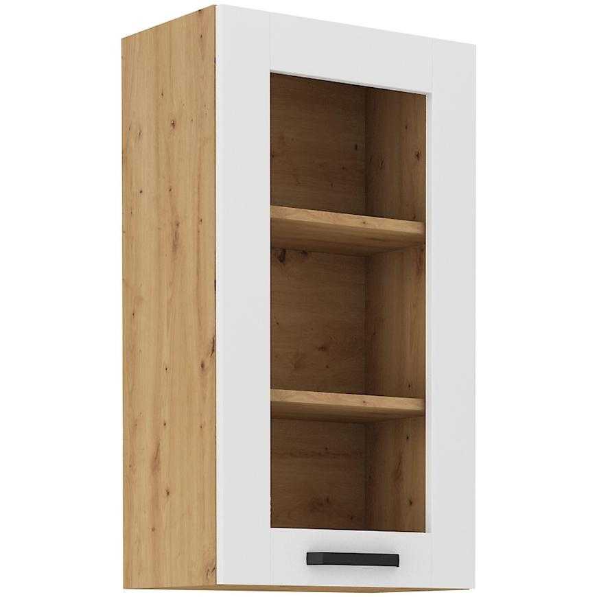Kuchyňská skříňka LUNA bílá mat/artisan 40gs-90 1f Baumax