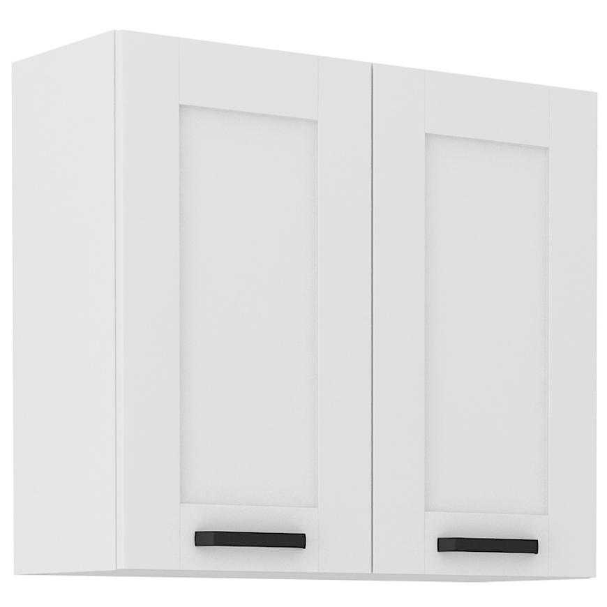 Kuchyňská skříňka LUNA bílá mat/bílá 80g-72 2f Baumax
