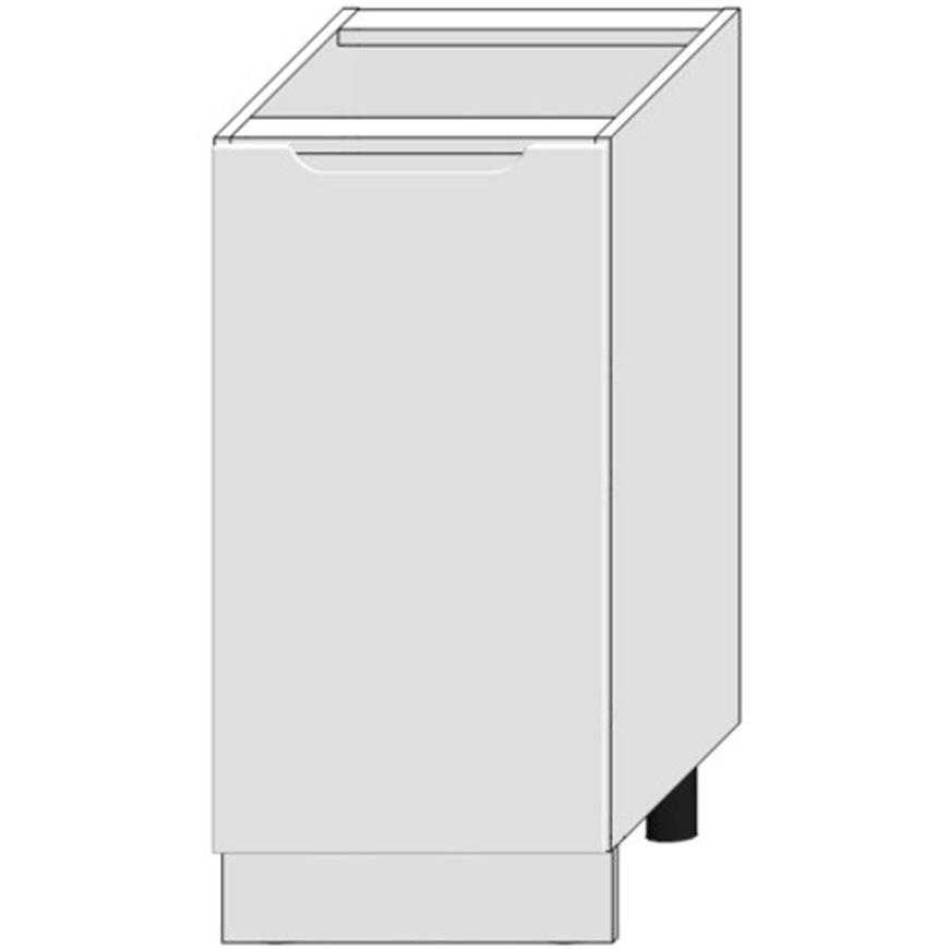 Kuchyňská skříňka Zoya D40 Pl bílý puntík/bílá Baumax