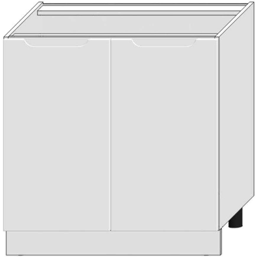 Kuchyňská skříňka Zoya D80 bílý puntík/bílá Baumax