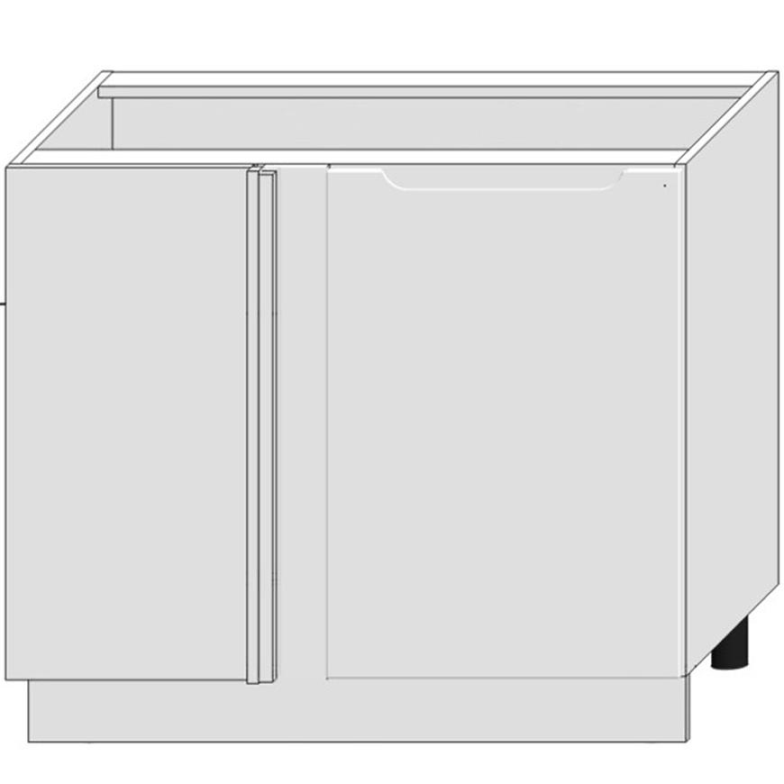 Kuchyňská skříňka Zoya Dnp Pl bílý puntík/bílá Baumax