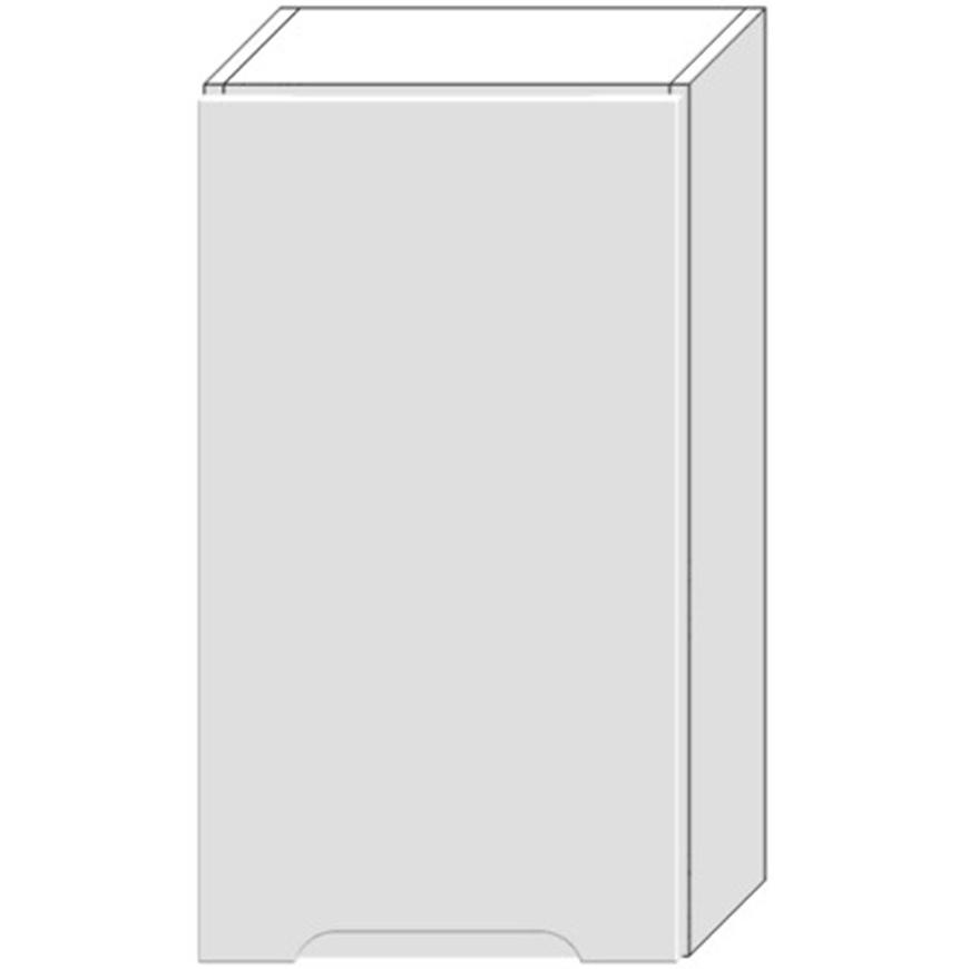 Kuchyňská skříňka Zoya W40 Pl bílý puntík/bílá Baumax