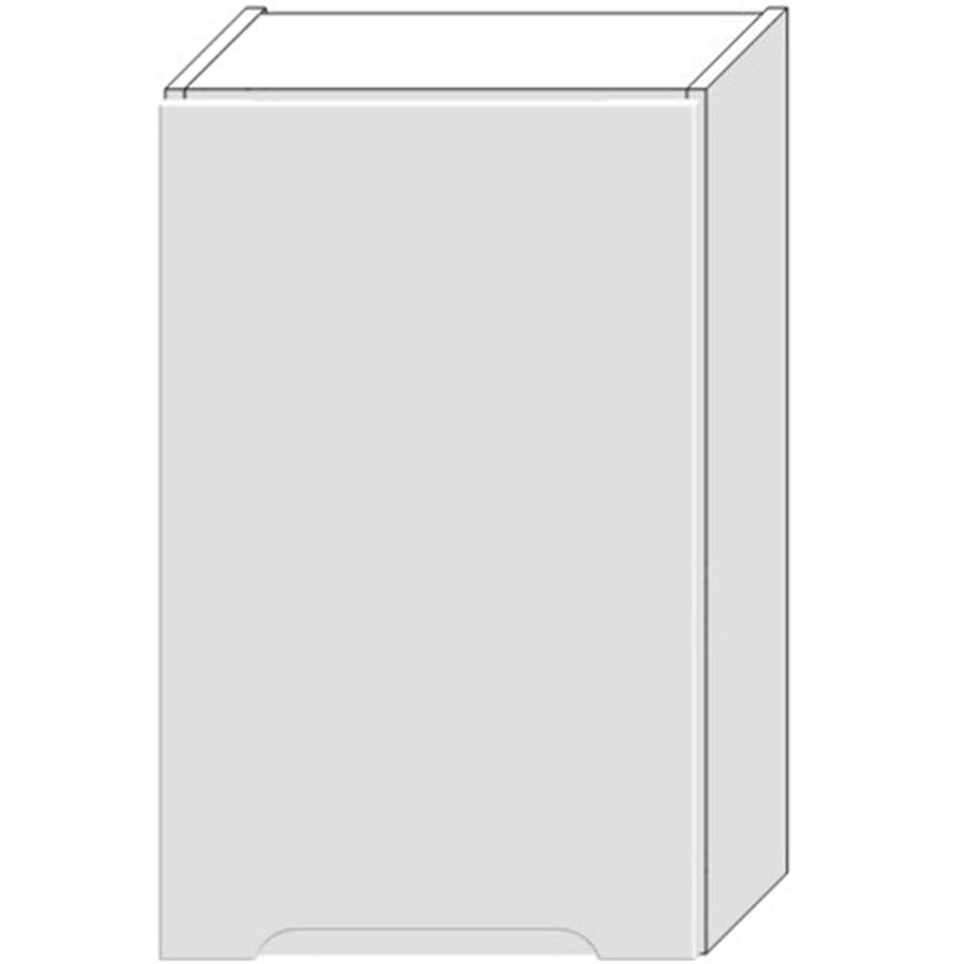 Kuchyňská skříňka Zoya W45 Pl bílý puntík/bílá Baumax