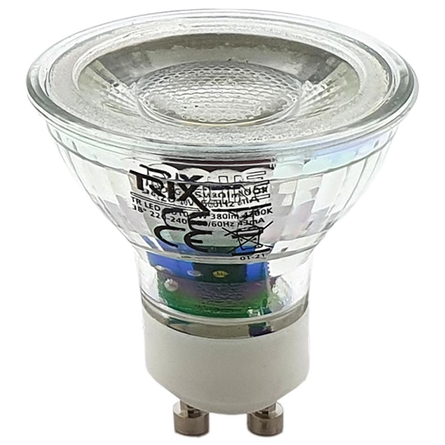 LED žárovka 5W GU10 4200K 38D Trixline