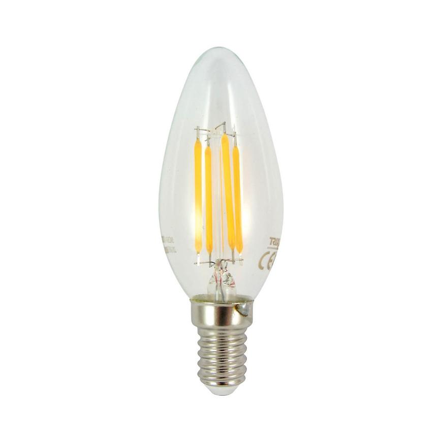LED žárovka Filament svíce 5W E14 C35 2700K Trixline