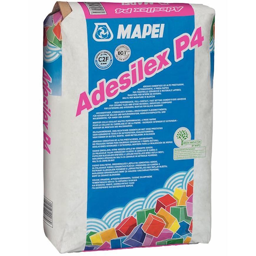 Lepidlo na obklady a dlažbu Mapei Adesilex P4 25 kg šedé Mapei