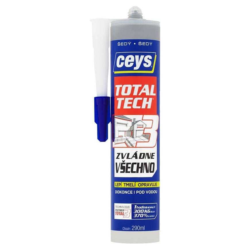 Lepidlo univerzální Ceys Total Tech šedý 290ml Ceys