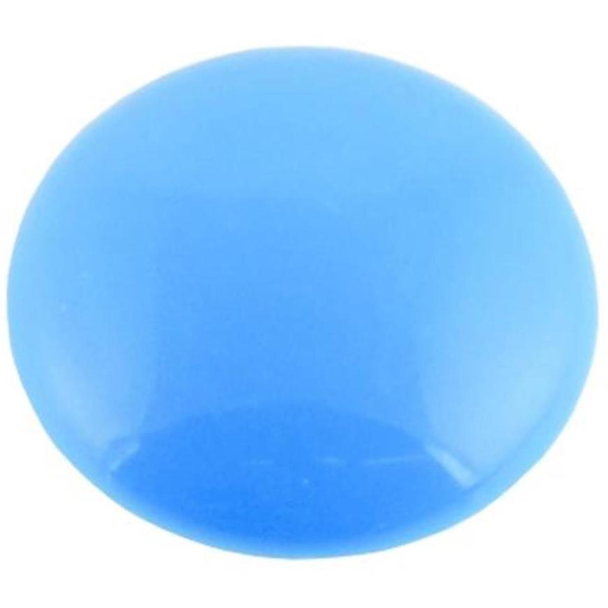 Magnet kulatý 32 modrý plochý Suki