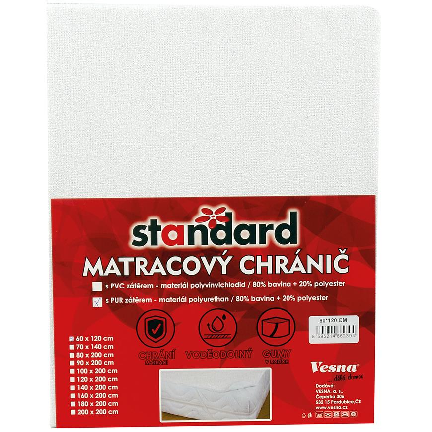 Matracový chránič PU 90x200 Standard bílá Vesna