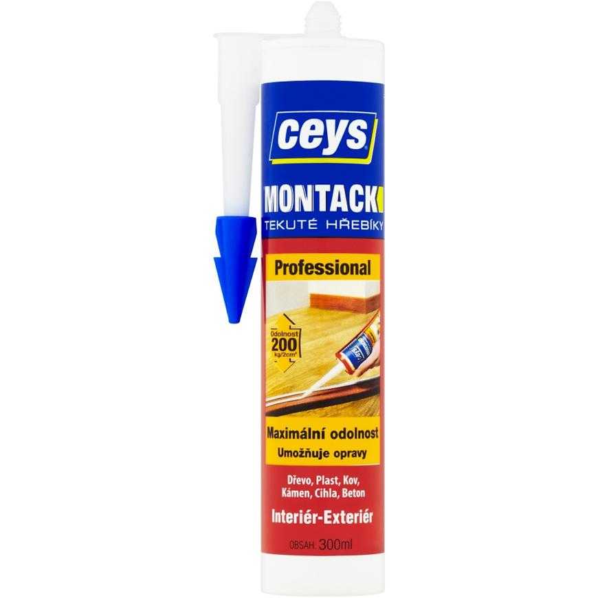 Montážní lepidlo Ceys Montack Professional tekuté hřebíky 300 ml Ceys