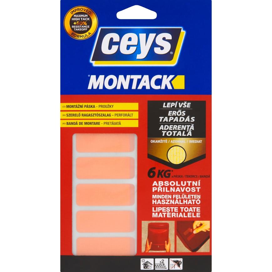 Montážní páska Ceys Montack 48 x 18 mm 10 ks Ceys