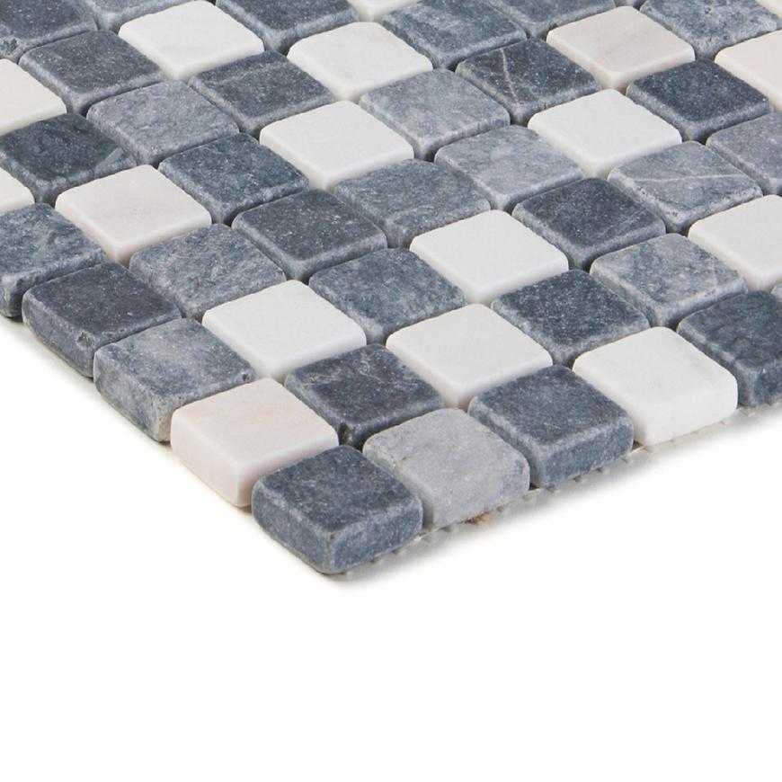 Mozaika marmormix grau weiss 47581 30x30 EURO STONE