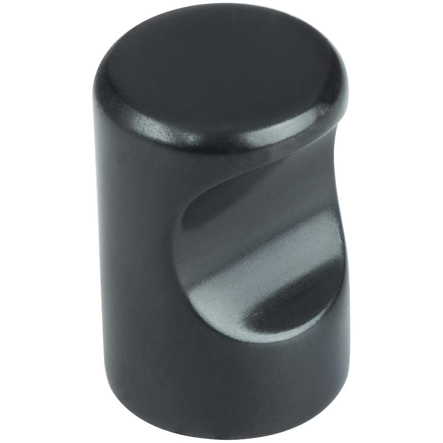 Nábytková knopka Venlo O15x22 mm černá barva Walteco