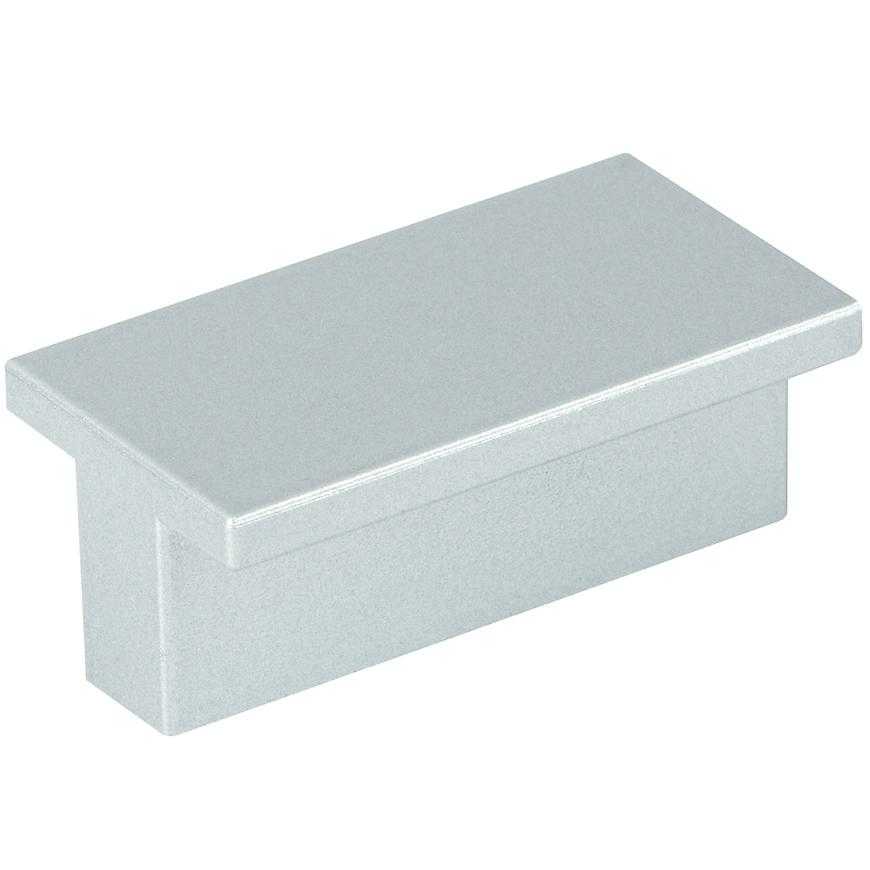 Nábytková úchytka 32 mm plast stříbrná Walteco