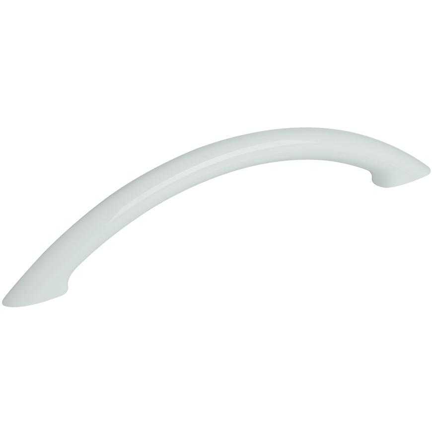 Nábytková úchytka Beta 128 mm plast bílá Walteco