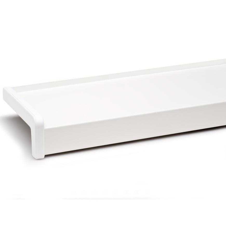 Ocelový parapet bílý 25X120 Baumax