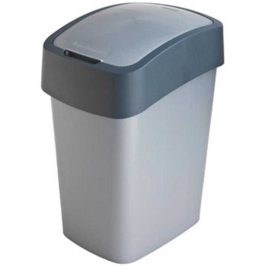 Odpadkový koš flip bin 25l 186157 stříbrno/grafit Baumax