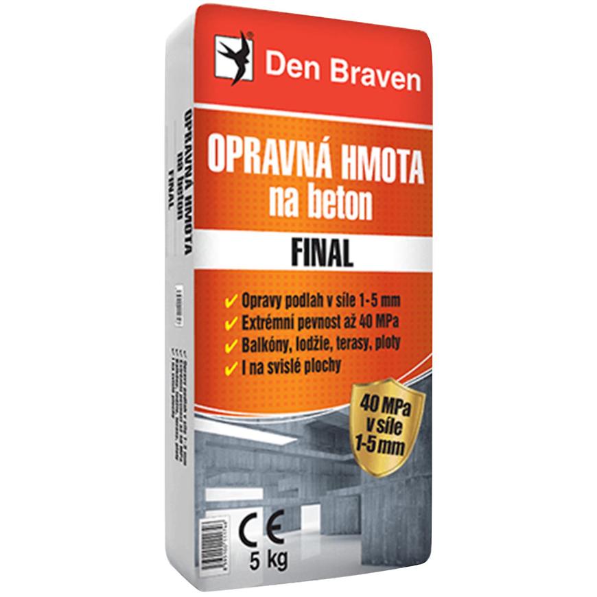 Opravná hmota na beton Den Braven FINAL 5 kg Den Braven