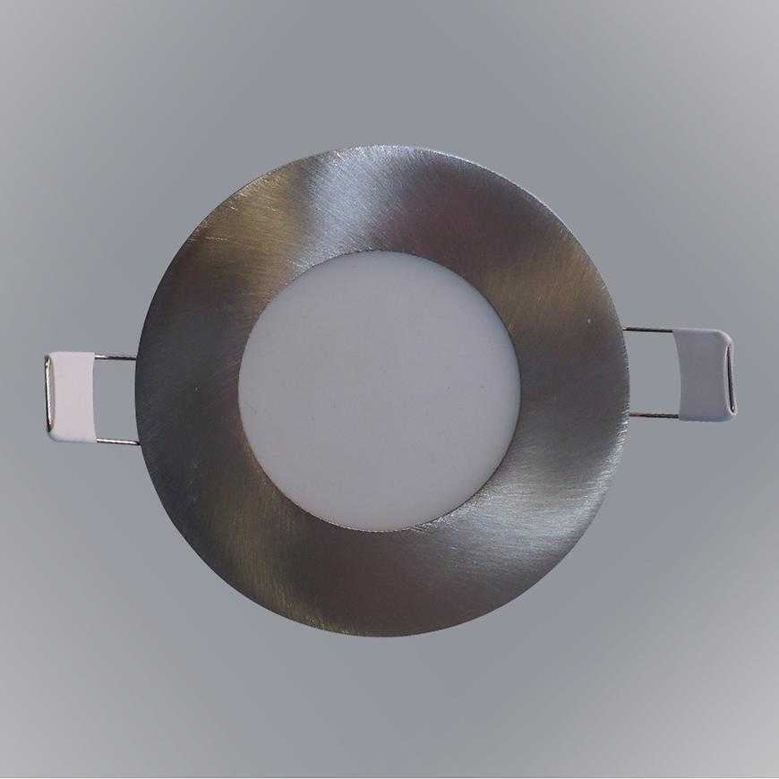 PANEL LED CIRCLE 9W 4200K KULATÝ CHROM Baumax