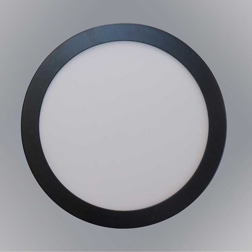 PANEL LED RING 12W 4200K KULATÝ ČERNÁ Baumax